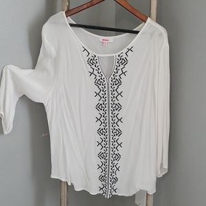Bongo Boho Peasant Blouse